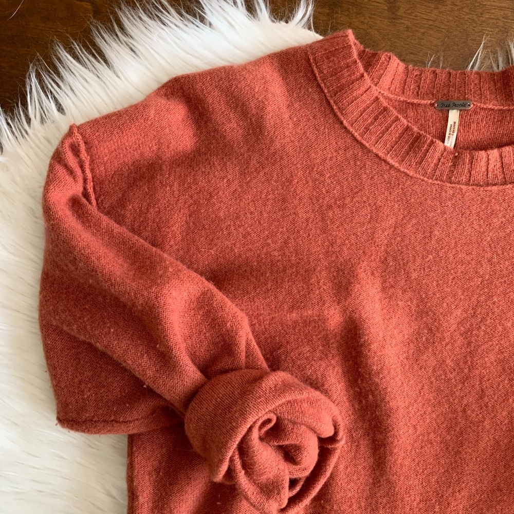 Free People 100% Cashmere Sweater Break of Dawn